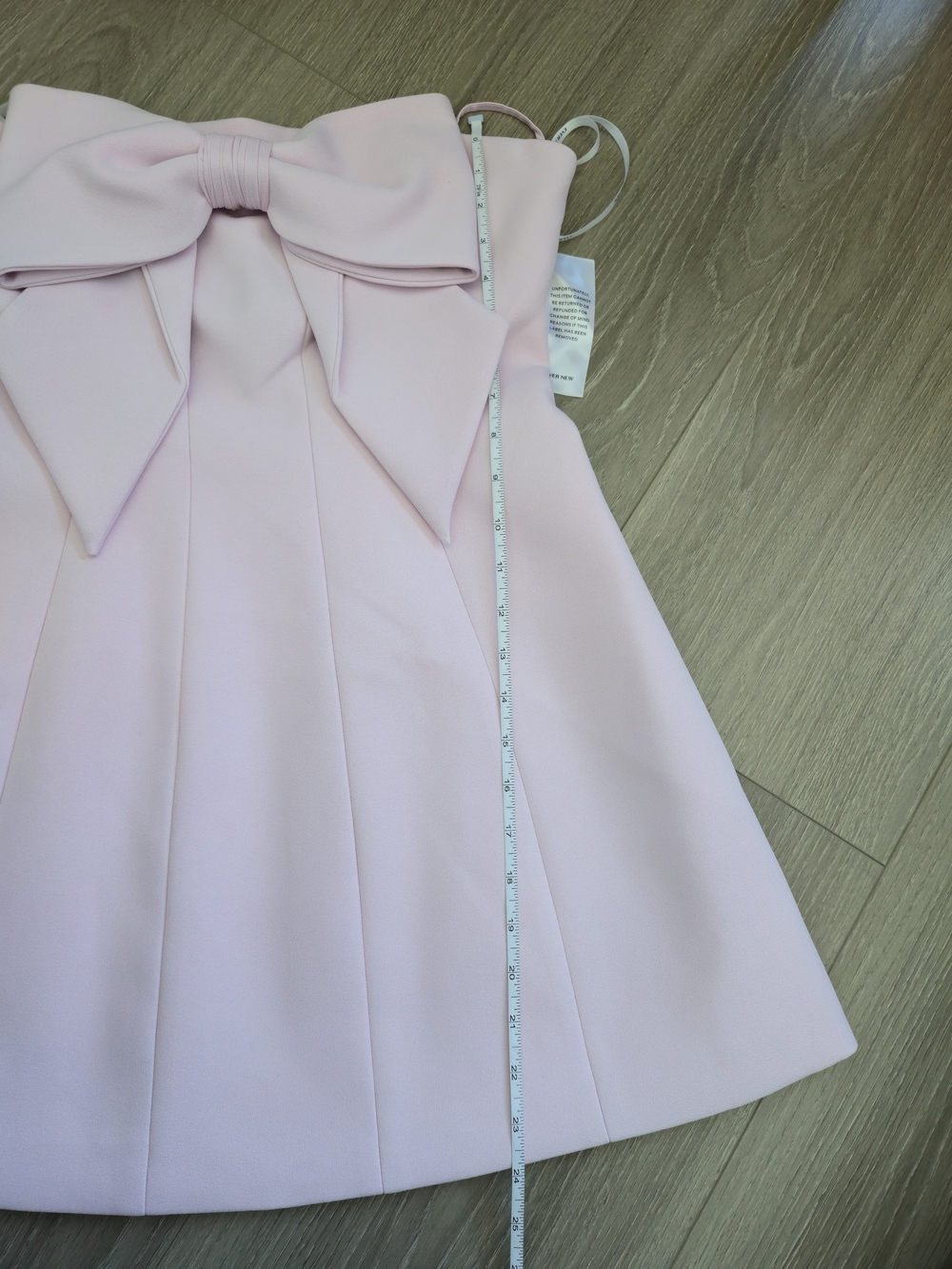 NWT Ever New Sleeveless Hailey Petite Bow Front Mini Dress in Pink Size 8 - Picture 3 of 8